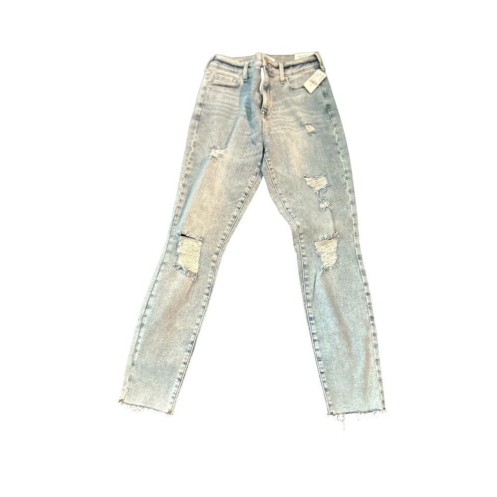 PacSun High Rise Jegging Jeans Distressed Light Wash Size 28
